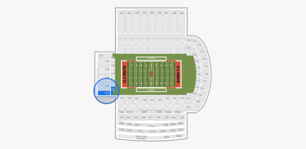 Gies Memorial Stadium Seating Chart