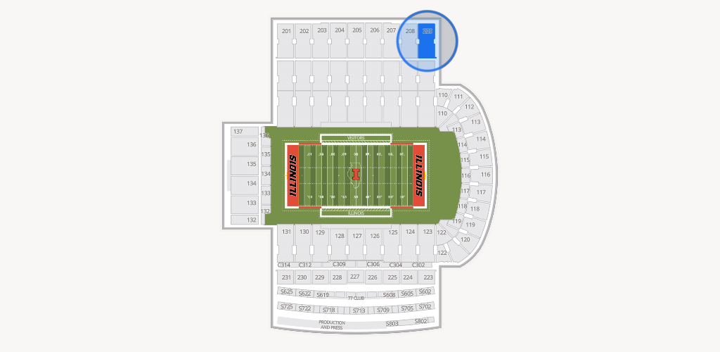 Gies Memorial Stadium Seating Chart