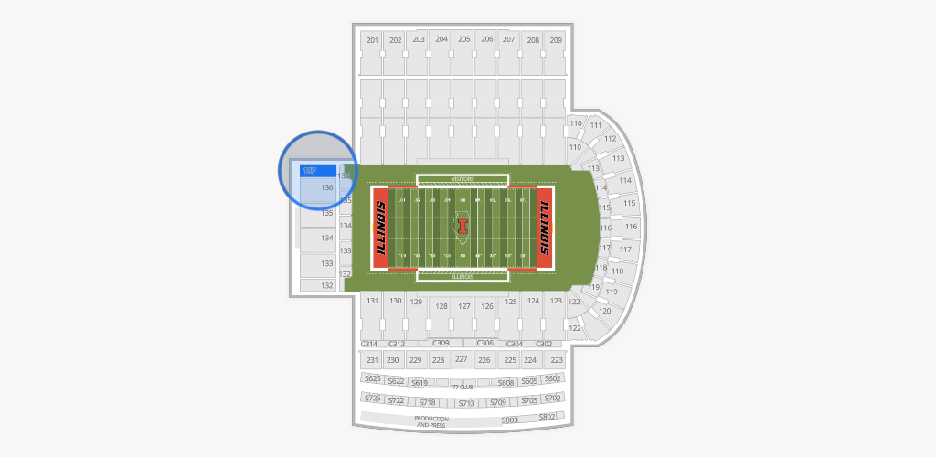 Gies Memorial Stadium Seating Chart