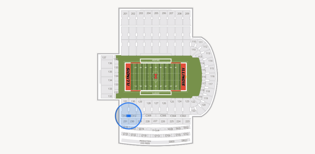 Gies Memorial Stadium Seating Chart