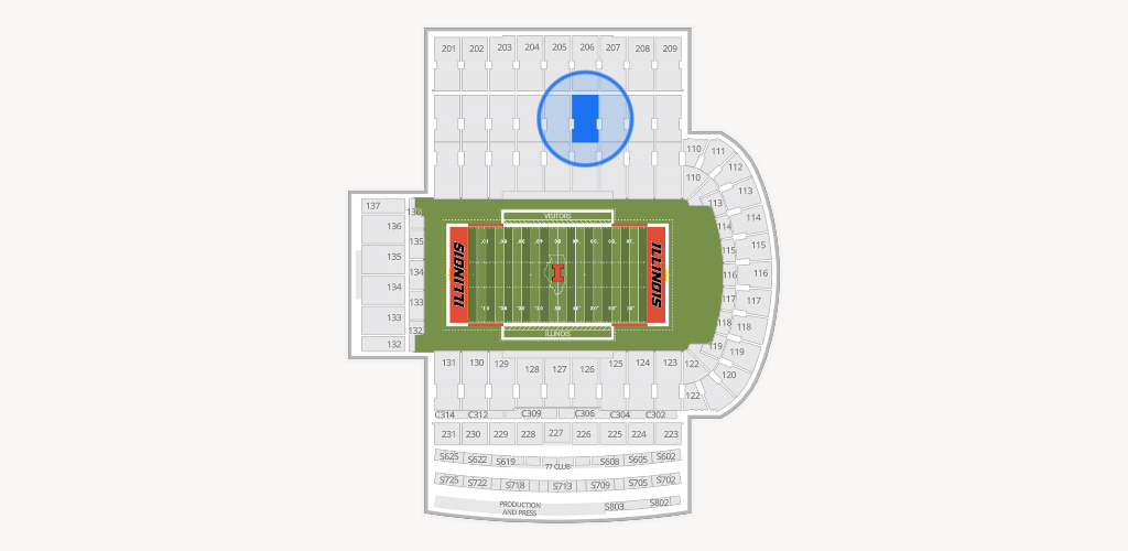 Gies Memorial Stadium Seating Chart