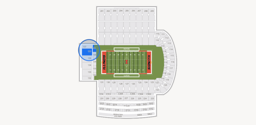 Gies Memorial Stadium Seating Chart