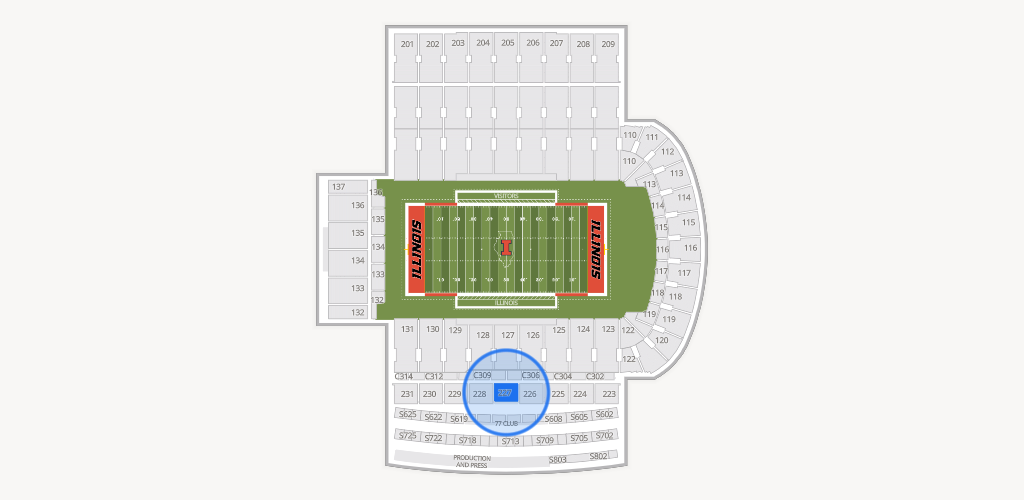 Gies Memorial Stadium Seating Chart