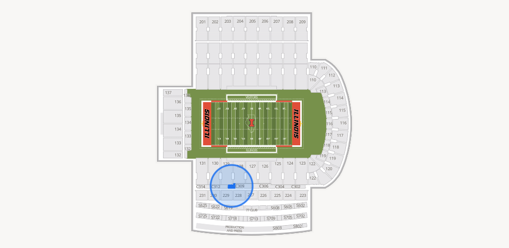 Gies Memorial Stadium Seating Chart