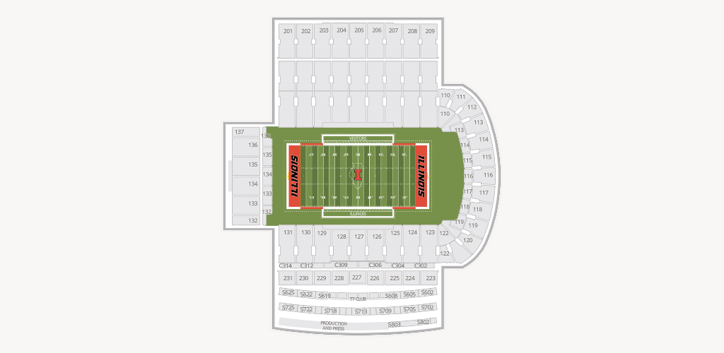 Gies Memorial Stadium Seating Chart