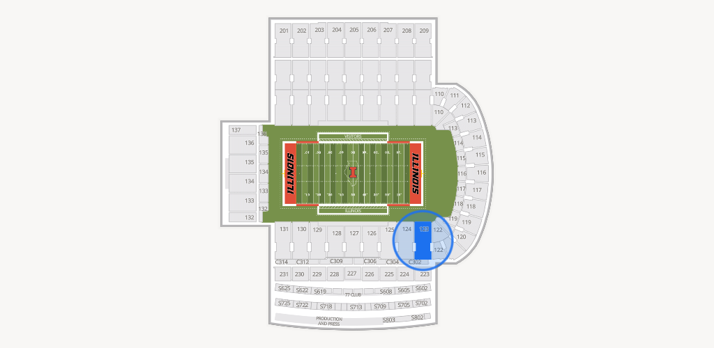 Gies Memorial Stadium Seating Chart