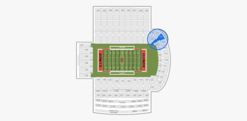 Gies Memorial Stadium Seating Chart