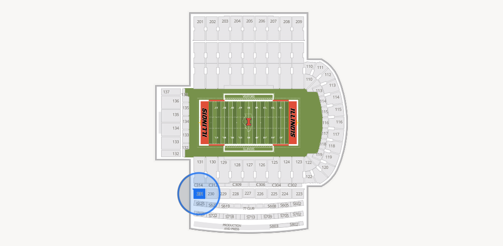 Gies Memorial Stadium Seating Chart