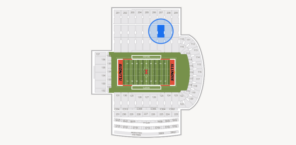 Gies Memorial Stadium Seating Chart