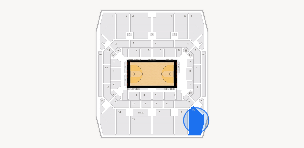 Gill Coliseum Seating Chart