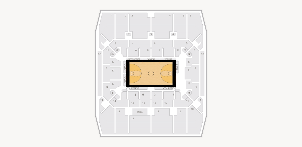 Gill Coliseum Seating Chart