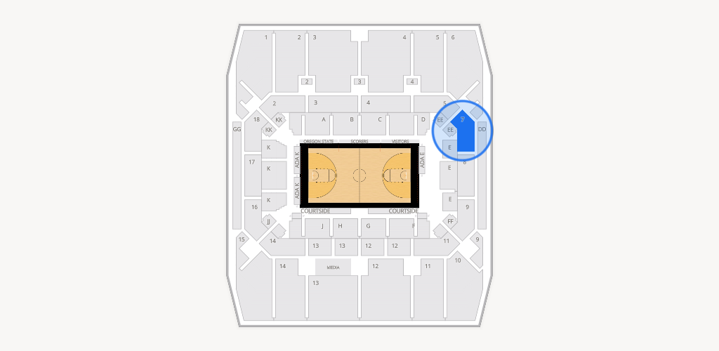 Gill Coliseum Seating Chart