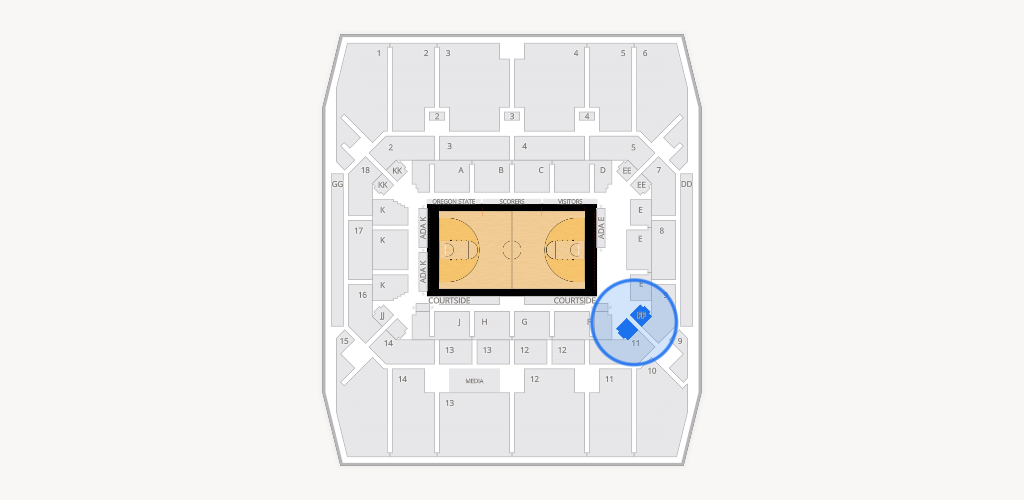 Gill Coliseum Seating Chart
