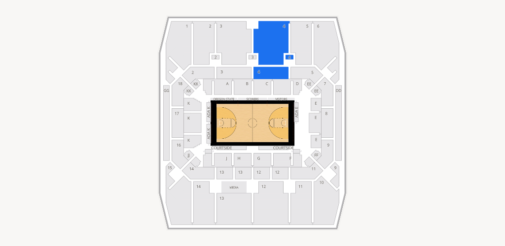 Gill Coliseum Seating Chart