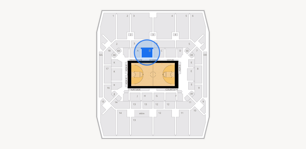 Gill Coliseum Seating Chart