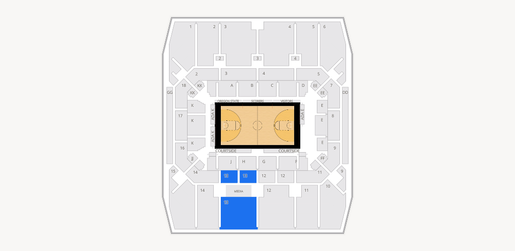 Gill Coliseum Seating Chart