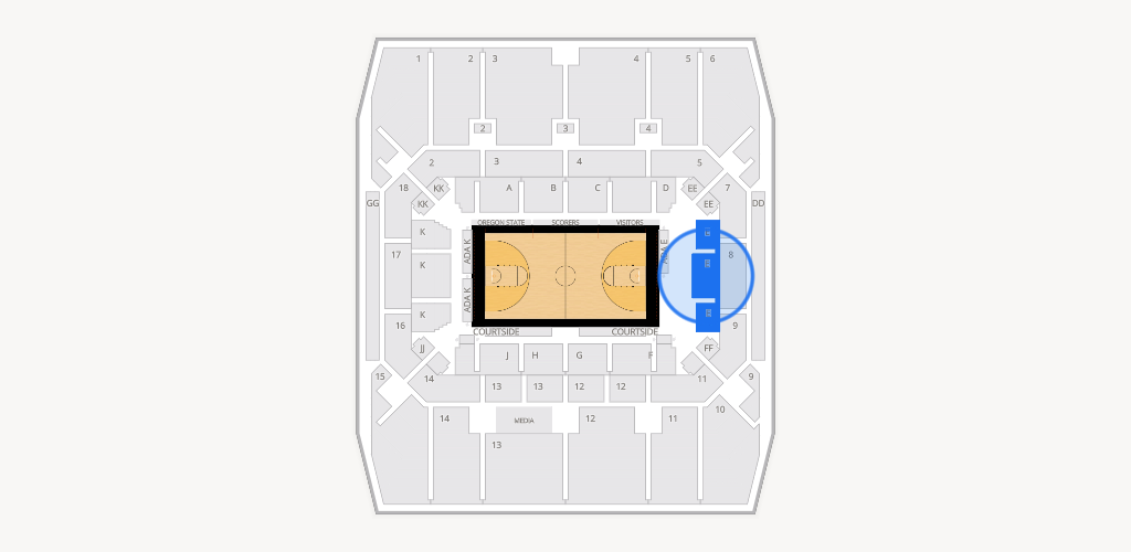 Gill Coliseum Seating Chart