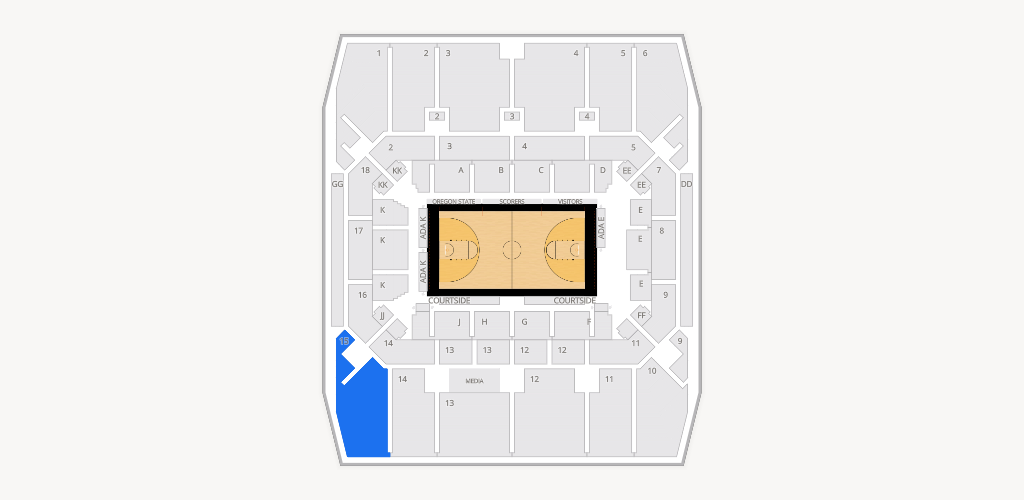 Gill Coliseum Seating Chart