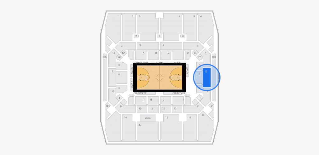 Gill Coliseum Seating Chart