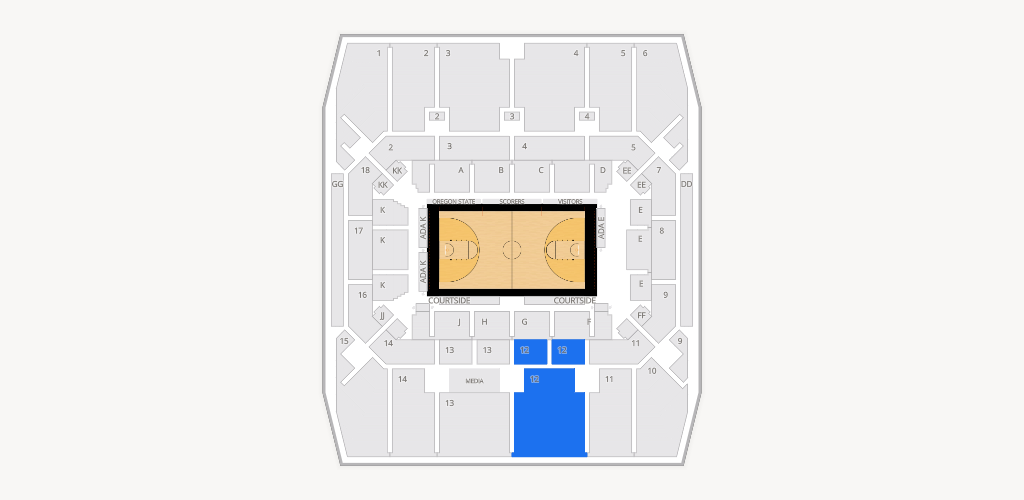 Gill Coliseum Seating Chart