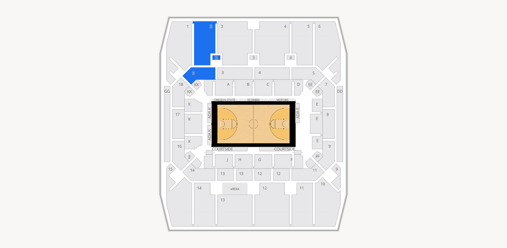 Gill Coliseum Seating Chart