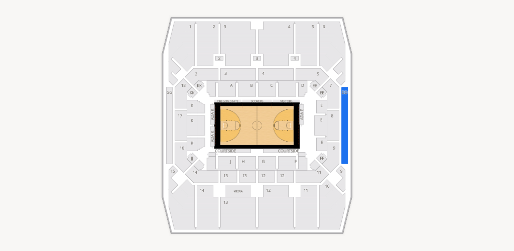 Gill Coliseum Seating Chart
