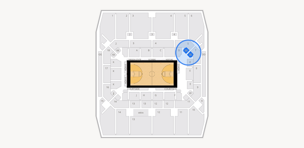 Gill Coliseum Seating Chart