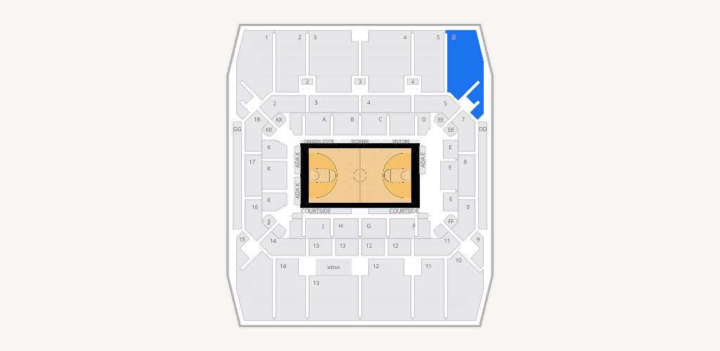Gill Coliseum Seating Chart