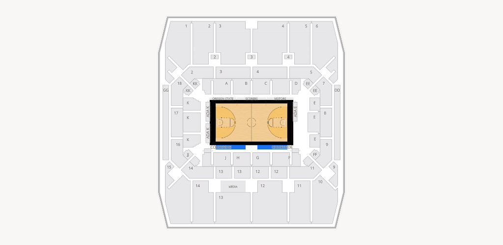 Gill Coliseum Seating Chart