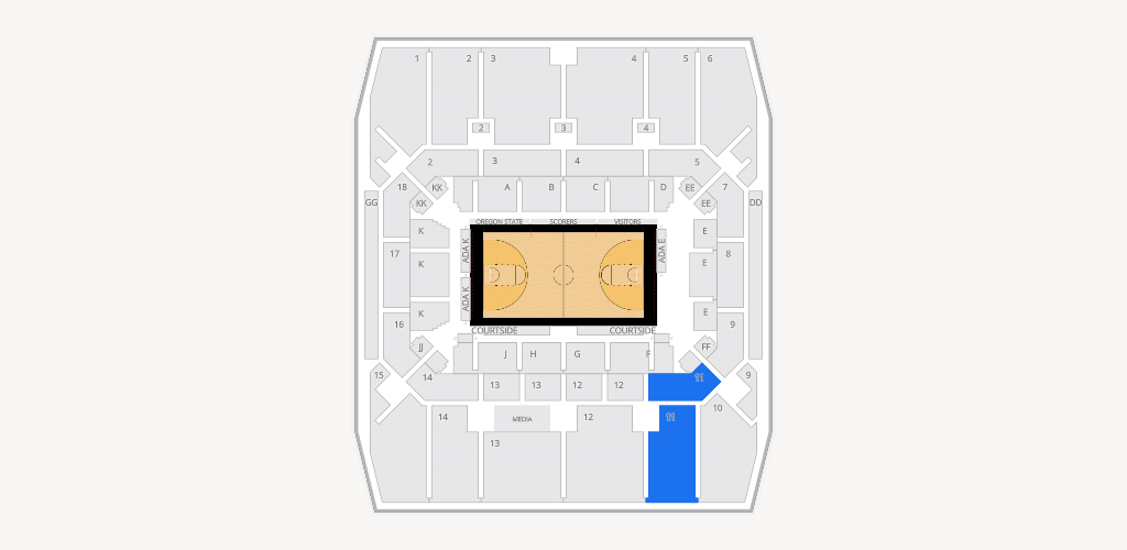 Gill Coliseum Seating Chart