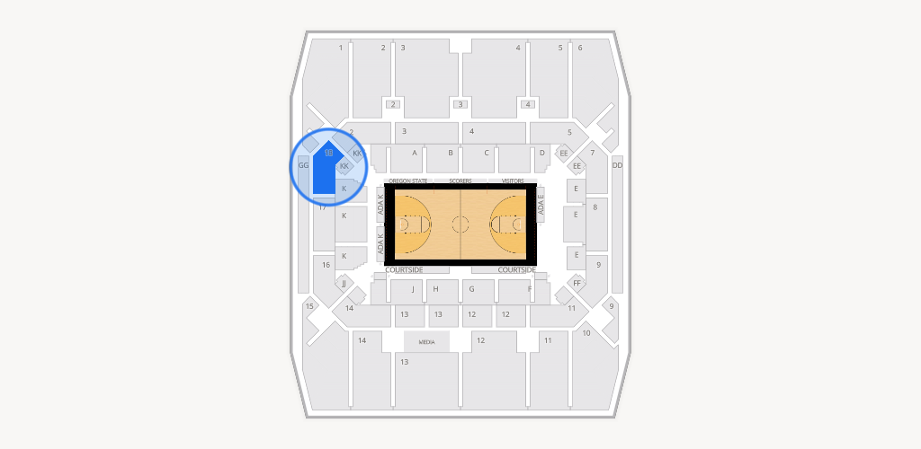 Gill Coliseum Seating Chart