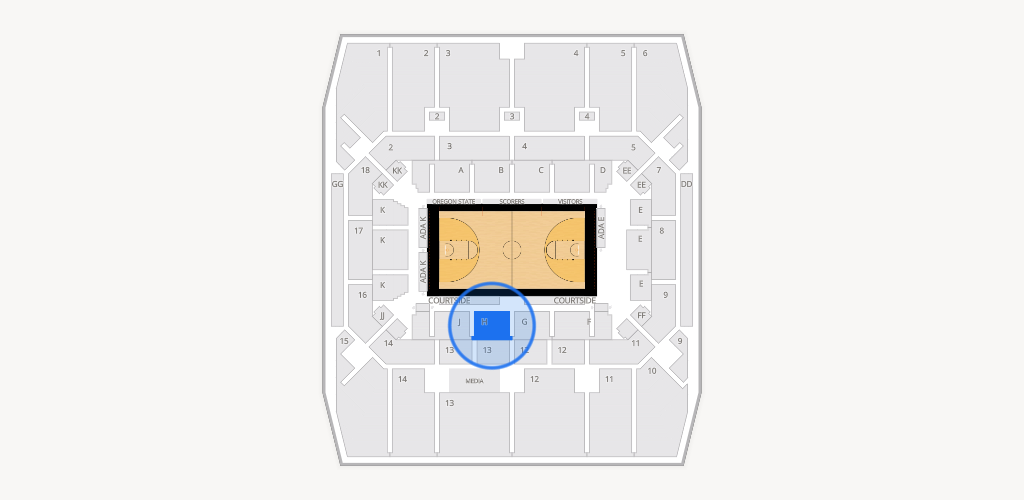 Gill Coliseum Seating Chart