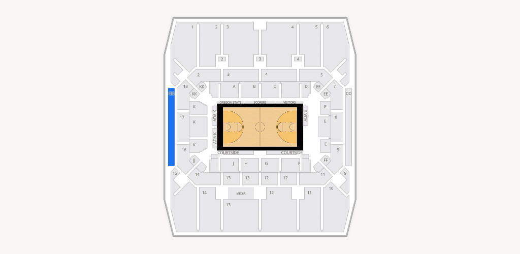 Gill Coliseum Seating Chart