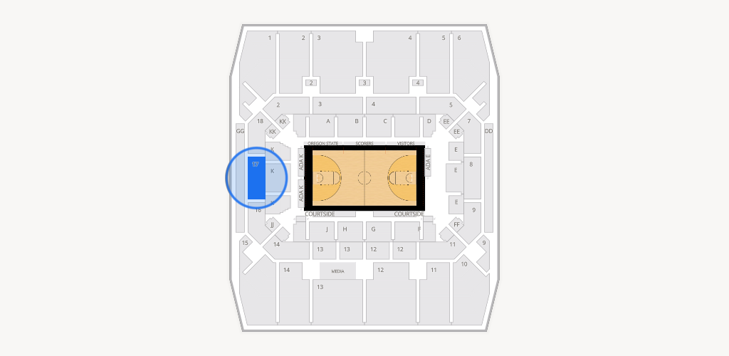 Gill Coliseum Seating Chart