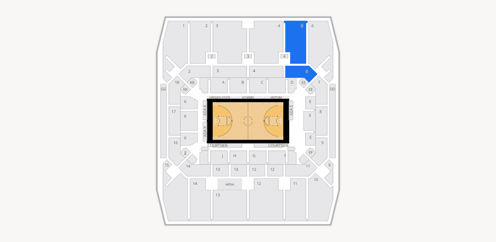 Gill Coliseum Seating Chart