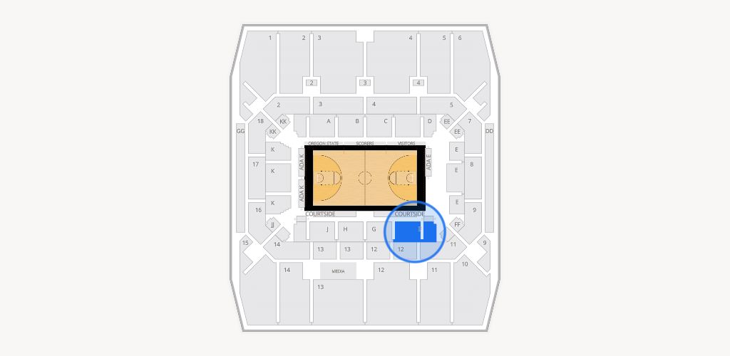 Gill Coliseum Seating Chart