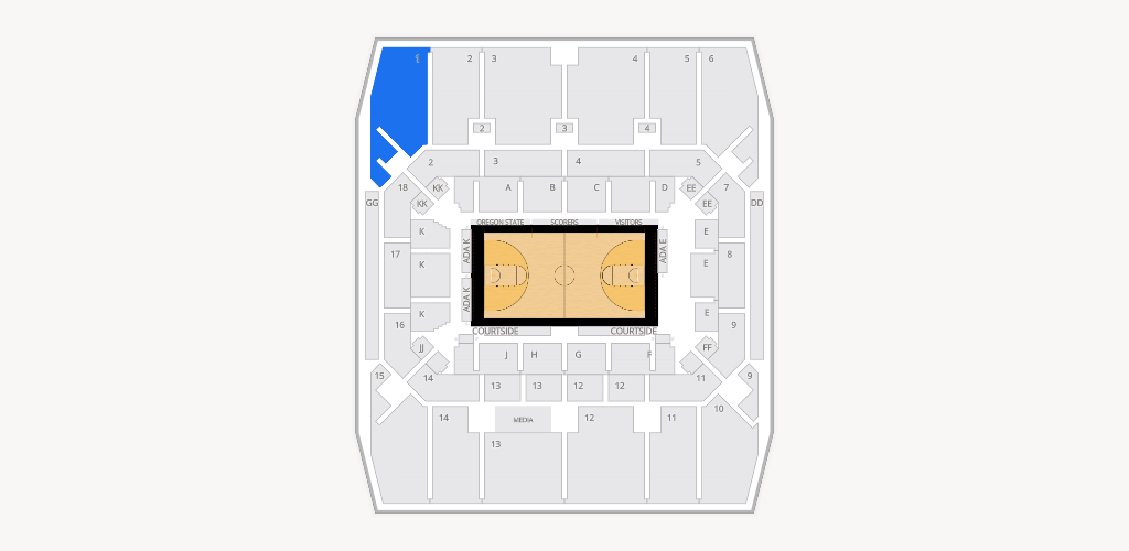 Gill Coliseum Seating Chart