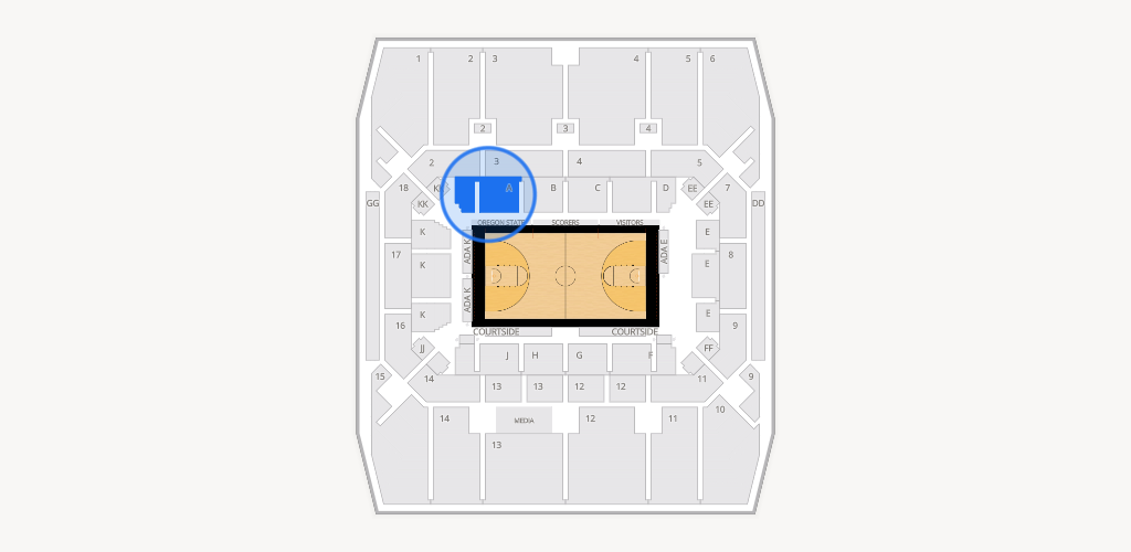 Gill Coliseum Seating Chart