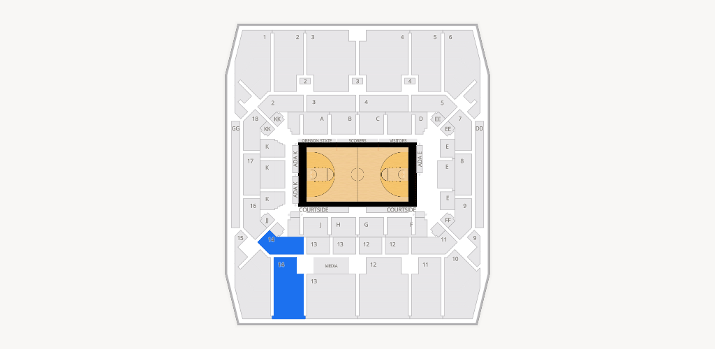 Gill Coliseum Seating Chart