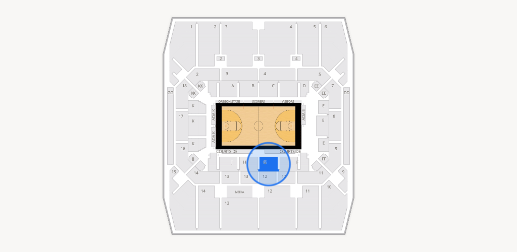 Gill Coliseum Seating Chart