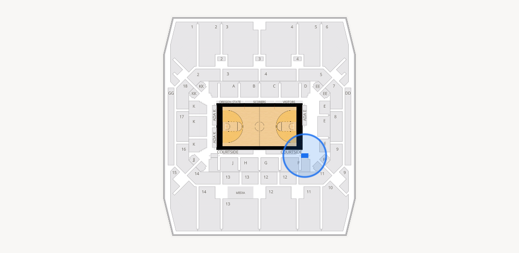 Gill Coliseum Seating Chart