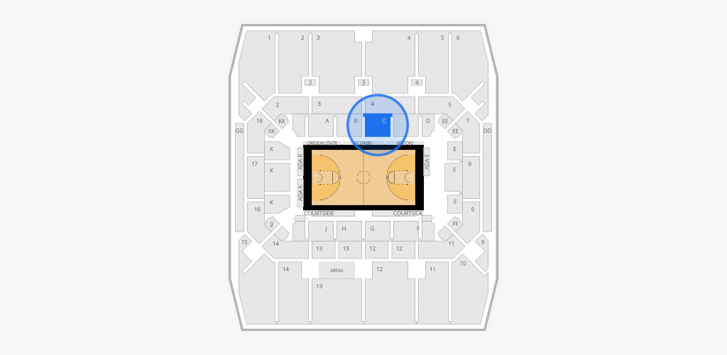 Gill Coliseum Seating Chart