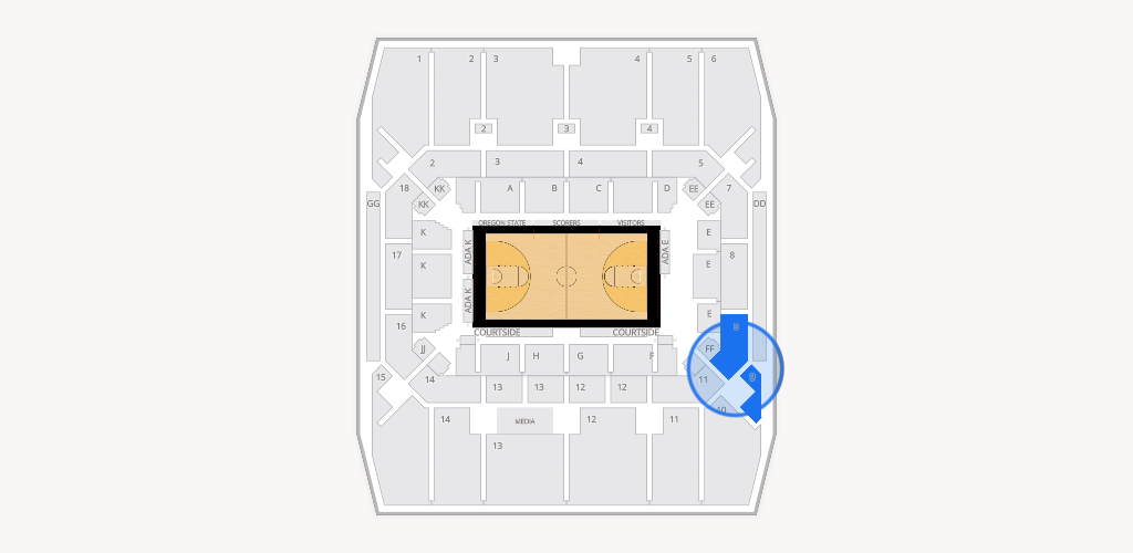 Gill Coliseum Seating Chart