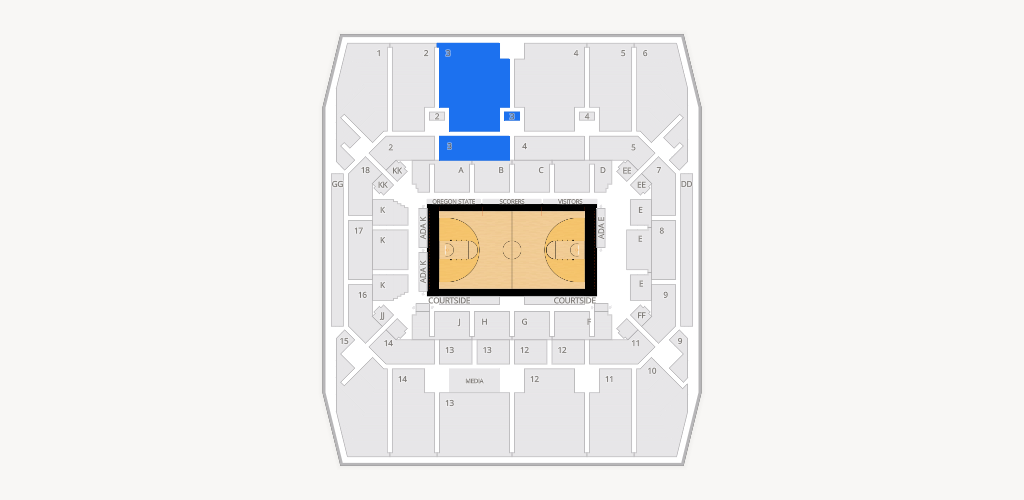 Gill Coliseum Seating Chart