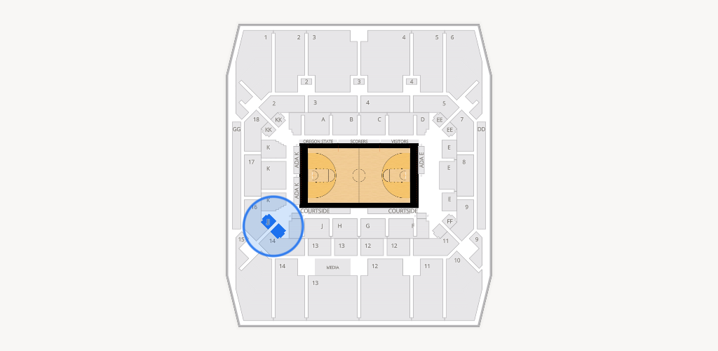 Gill Coliseum Seating Chart
