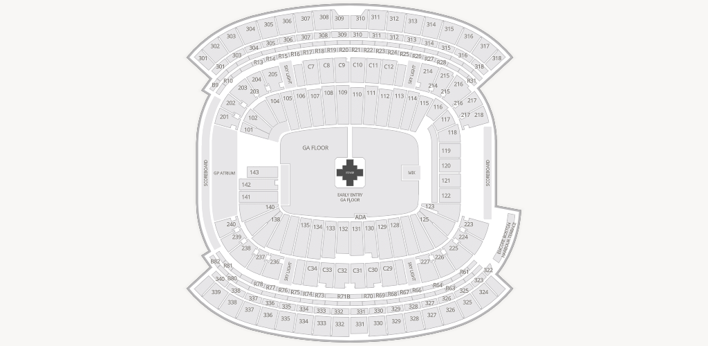 Gillette Stadium Seating Chart