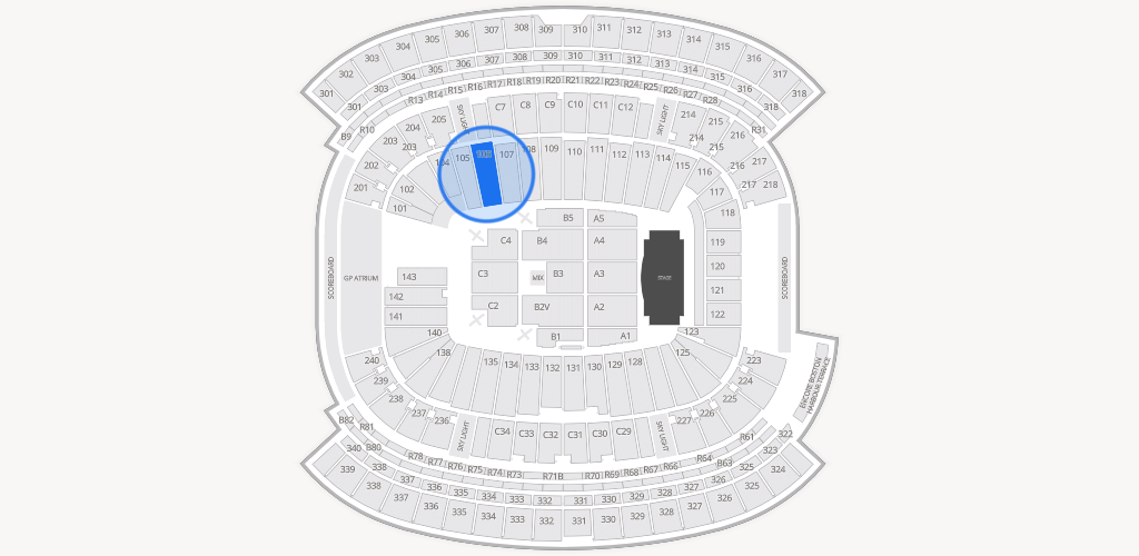 Gillette Stadium Seating Chart