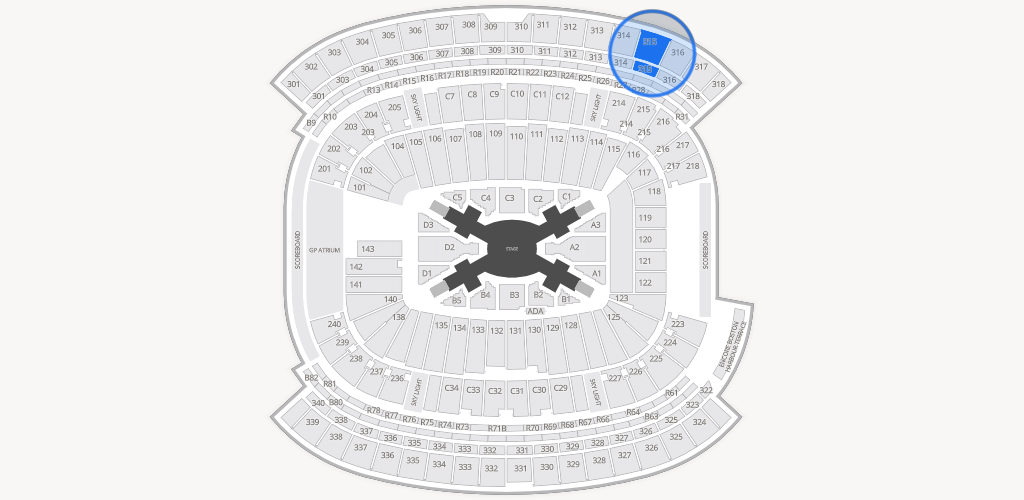 Gillette Stadium Seating Chart
