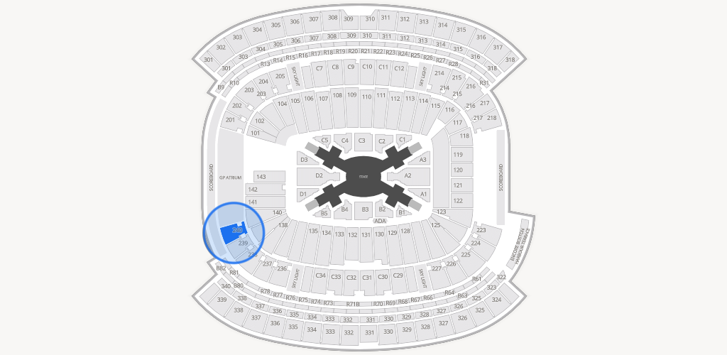 Gillette Stadium Seating Chart