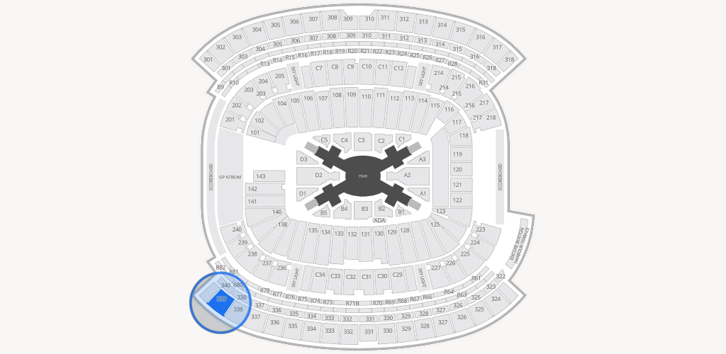 Gillette Stadium Seating Chart